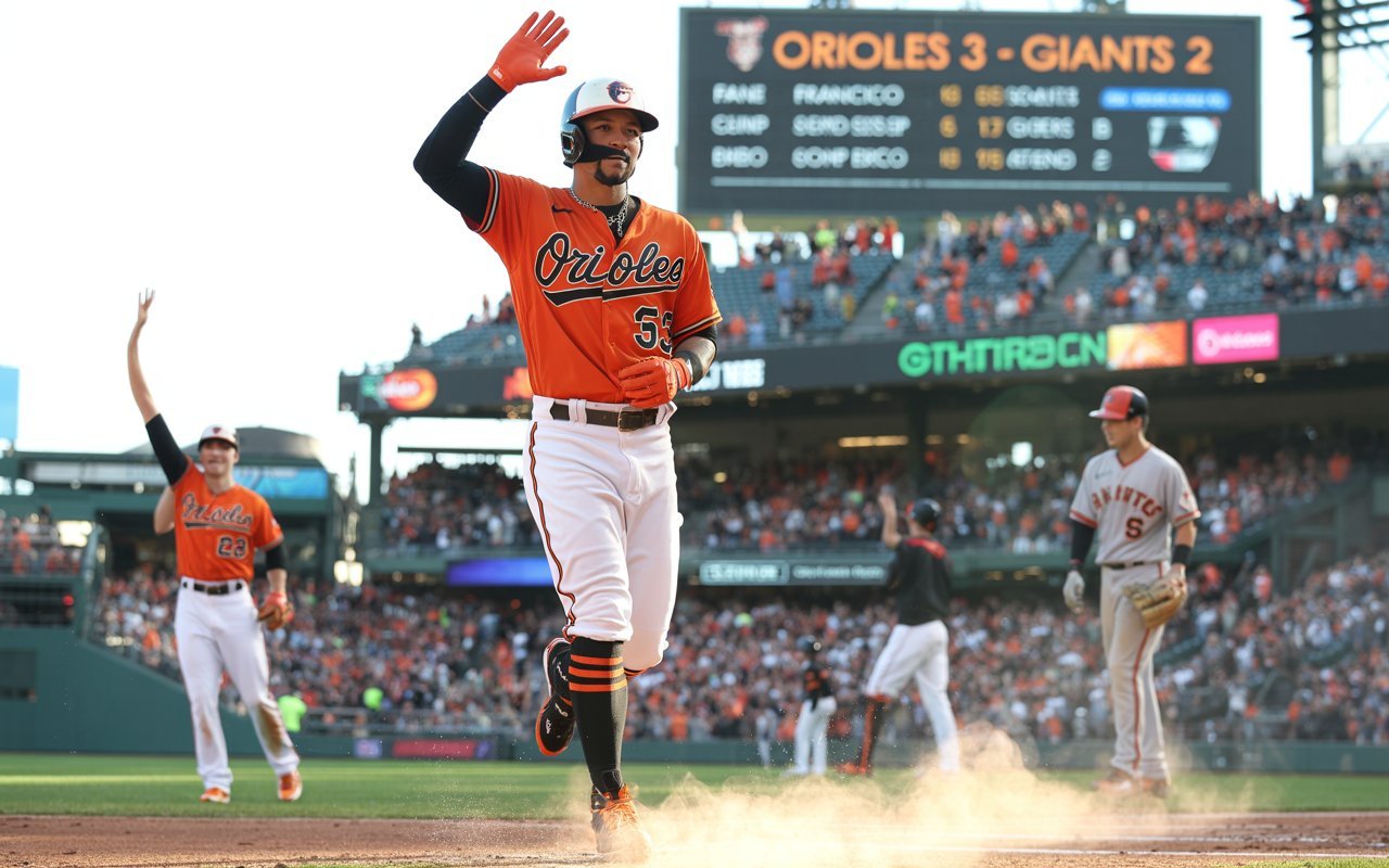 baltimore orioles vs san francisco giants match player stats