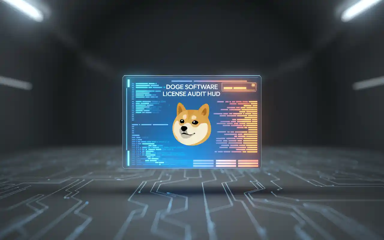 Doge Software License Audit HUD